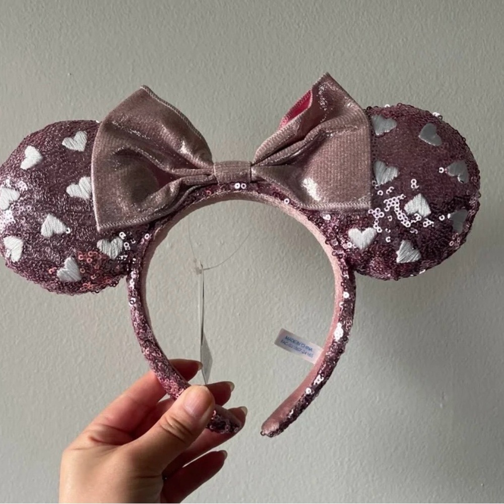Pink Sequin Tokyo Disney Ears Headband